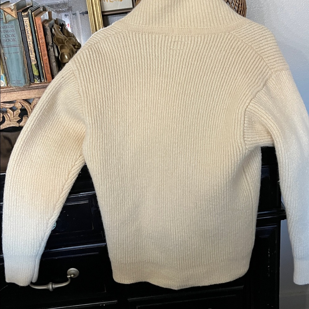 Vintage Tommy Hilfiger 100% Wool buttoned cardigan sz Large listing as a MEDIUM! - Picture 5 of 5
